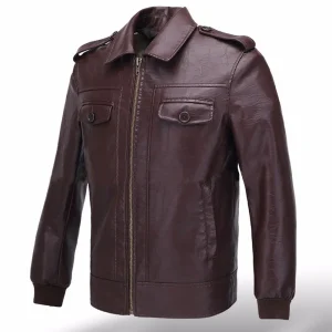 Captain America Avengers Brown Jacket Chris Evans