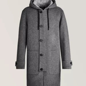 Joshua Grey wool Coat