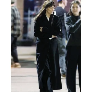 Top Class Dakota Johnson Madame Web Black Trench Coat