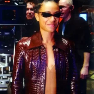 The Matrix 4 Niobe Red Leather Jacket