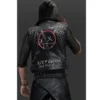 legion wrench watch dogs black leather vest