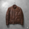 Brown Cafe Racer Leather Jacket 1 Gemini Generated Image 7ha6j7ha6j7ha6j7