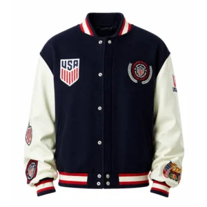 US Soccer x Jeff Hamilton Varsity Jacket