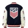 US Soccer x Jeff Hamilton Varsity Jacket 1 jeff hamilton x u.s. soccer varsity jacket