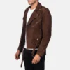 Men's Brown Suede Biker Jacket 4 Allaric Alley Mocha Suede Biker Jacket Double Rider Motorcycle Leather Jacket For Men 6f628907 5702 481e 8224 b4de7e2dc2ae