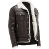 Men Streetstyle Shearling Jacket 1 MEN STREETSTYLE SHEARLING JACKET