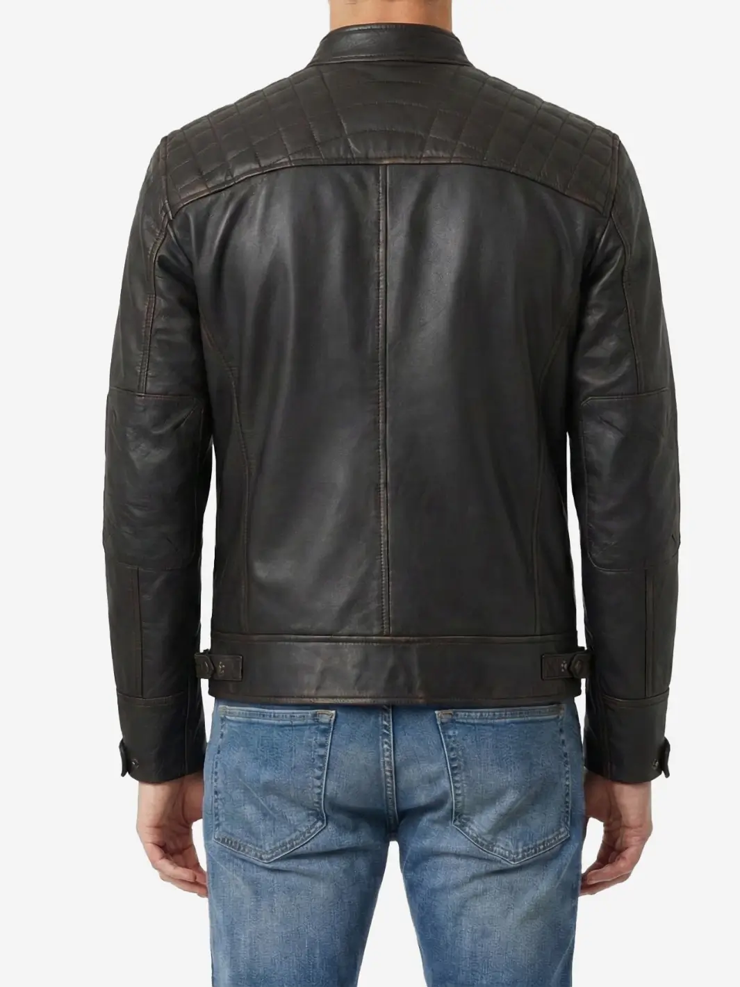 Men_s_Distressed_Brown_Biker_Style_Leather_Jacket_-_back Men s Distressed Brown Biker Style Leather Jacket back