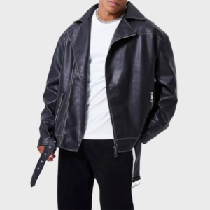 Men's Oversized Leather Jacket