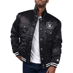 Las Vegas Raiders Silver Tab jacket